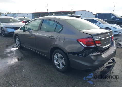 2014 Honda Civic Lx из США, поврежденный, VIN 19XFB2F56EE078557
